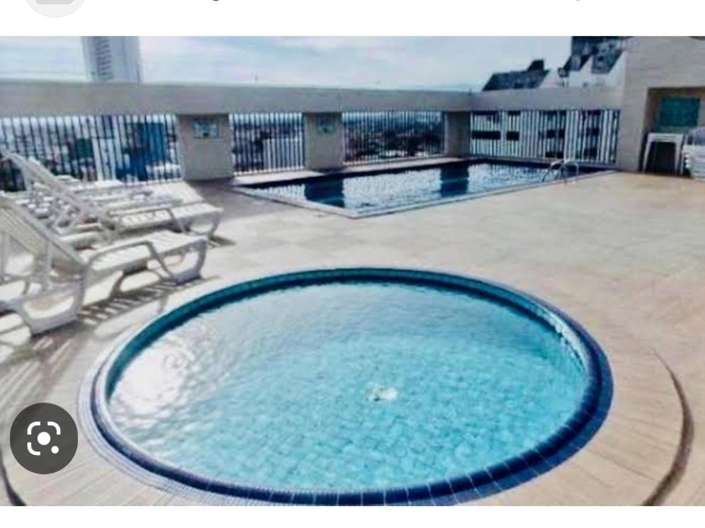 Apartamento Tipo Flat Palladium Service São Vicente Exterior photo